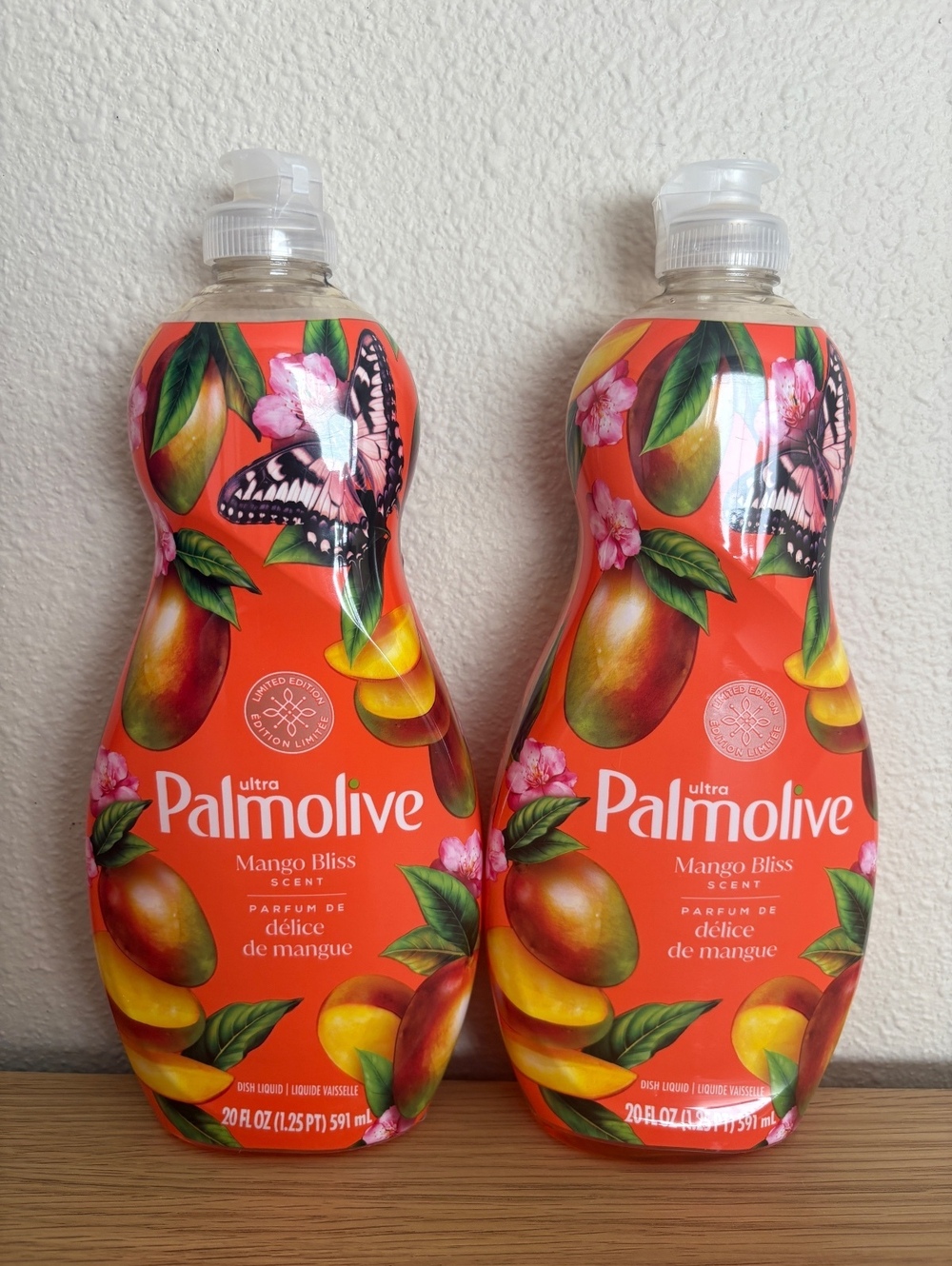 Palmolive Ultra Mango Bliss Dish Liquid 20 oz Limited Edition 2 Pack New